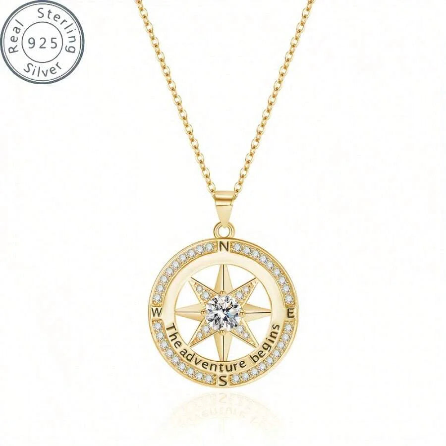Compass Jewelry Necklace for Anniversary |- Birthday