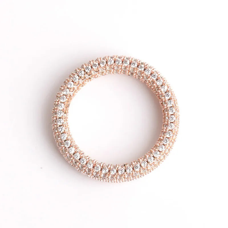 Iced-out Cubic Zirconia Ring for Men & Women - 24k Gold & Silver
Color Plated Jewelry