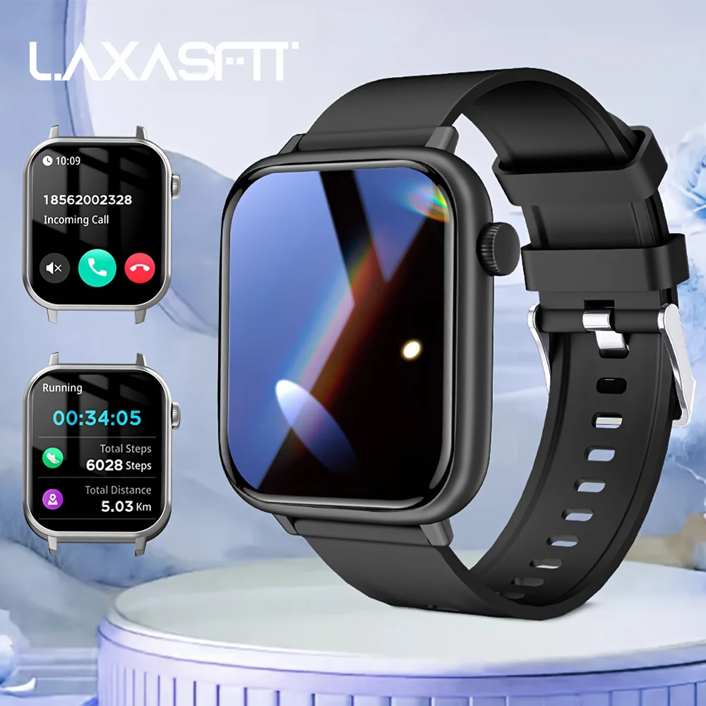 2025 New Waterproof Smart Watch - Bluetooth Call Women & Men Watch - Voice Assistant