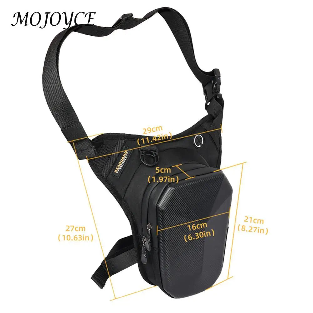 Drop Bag - Crossbody Shoulder Purse Waterproof Motorcycle Tank Bag Motorcycle Waist Pack for Men Women Cycling Hiking Climbing