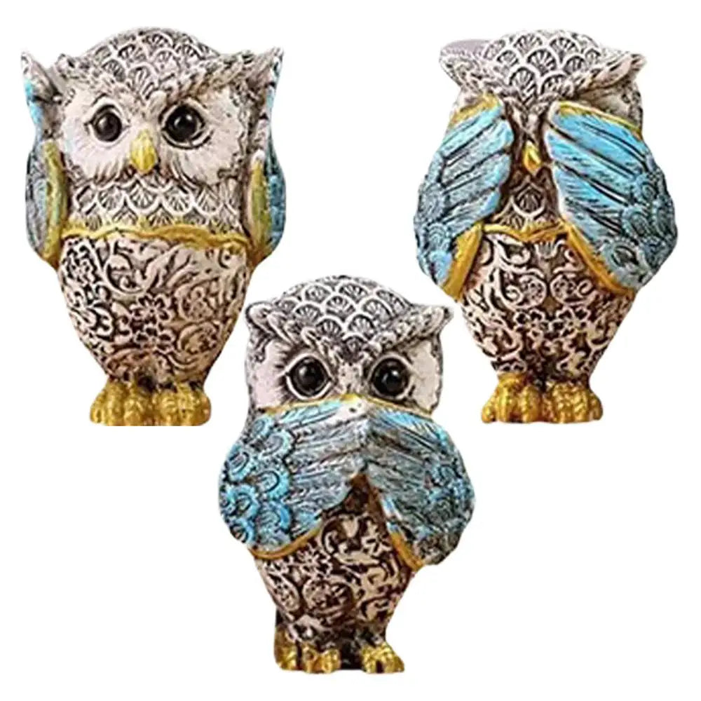 Owl Figurine - Creative Tabletop Ornament
