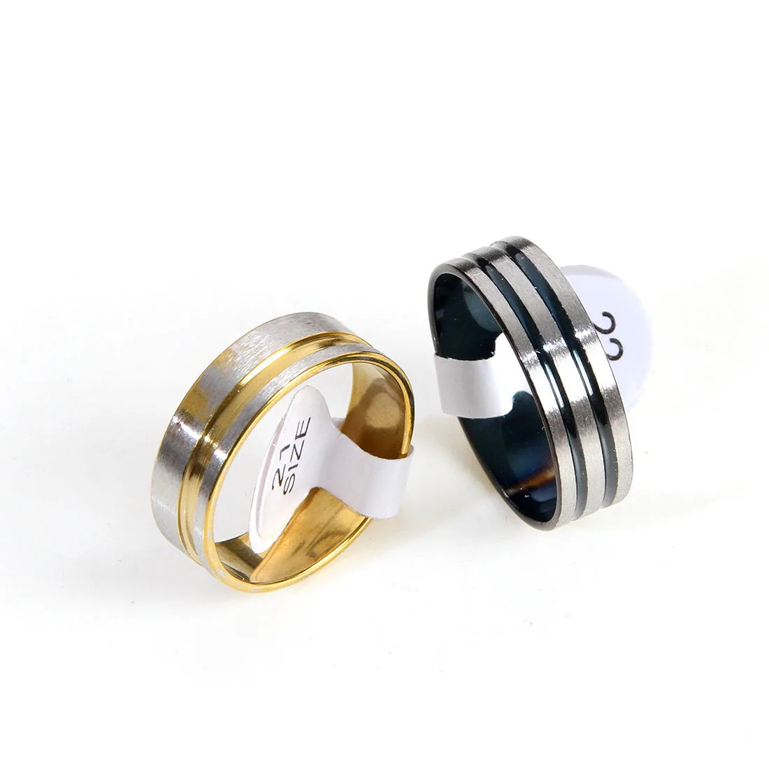 100pcs Mixed Rings - Bulk Finger Band Rings for Men & Women