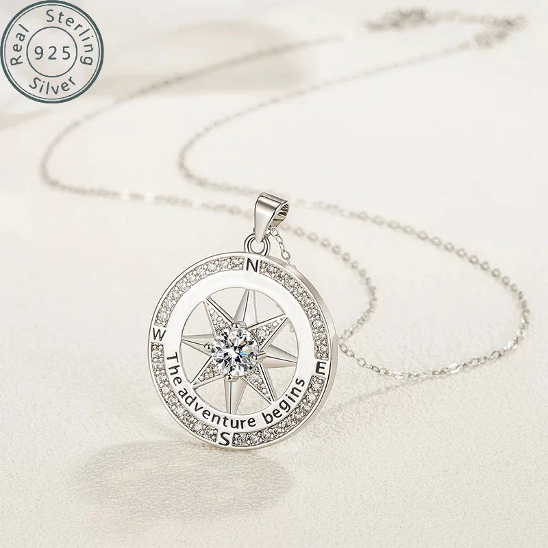 Compass Jewelry Necklace for  Anniversary |- Birthday