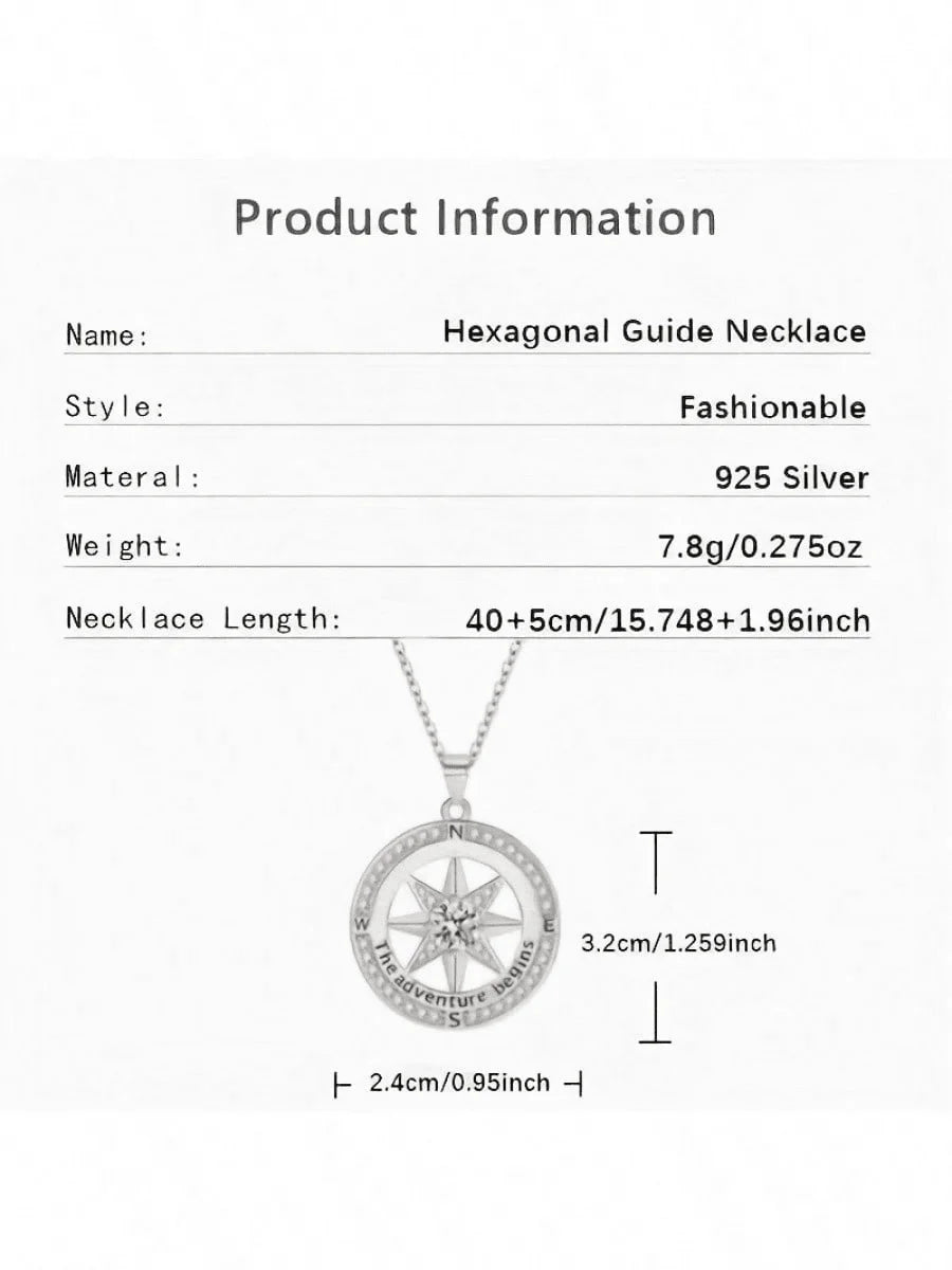 Compass Jewelry Necklace for  Anniversary |- Birthday
