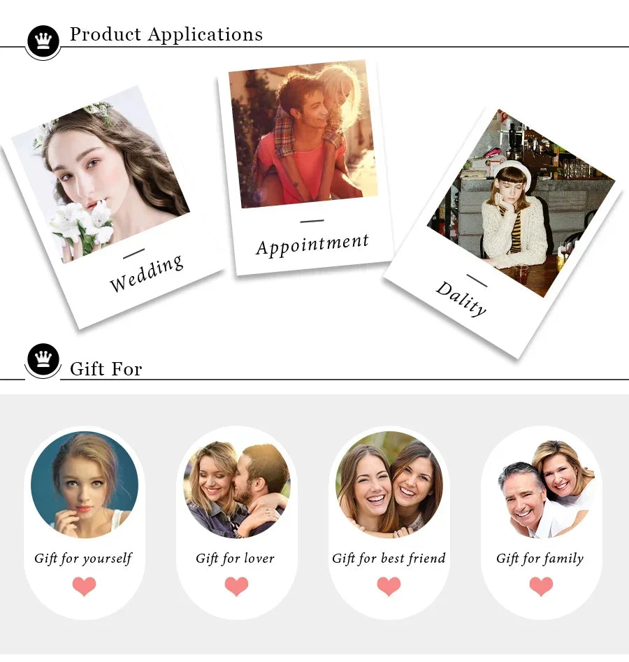 Crystal Heart Tennis Bracelet for Women