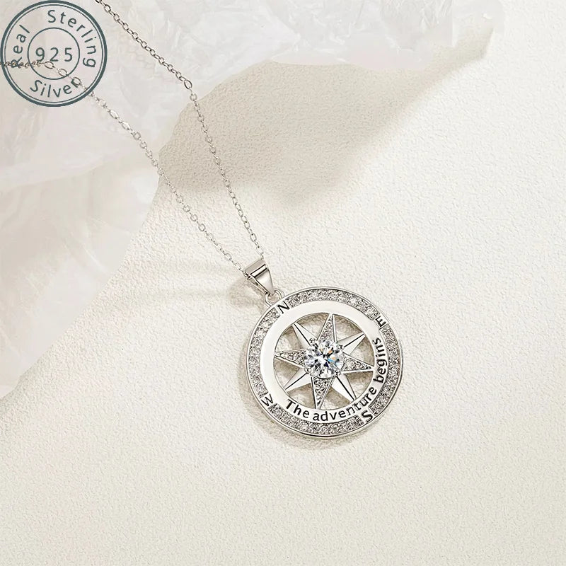 Compass Jewelry Necklace for  Anniversary |- Birthday