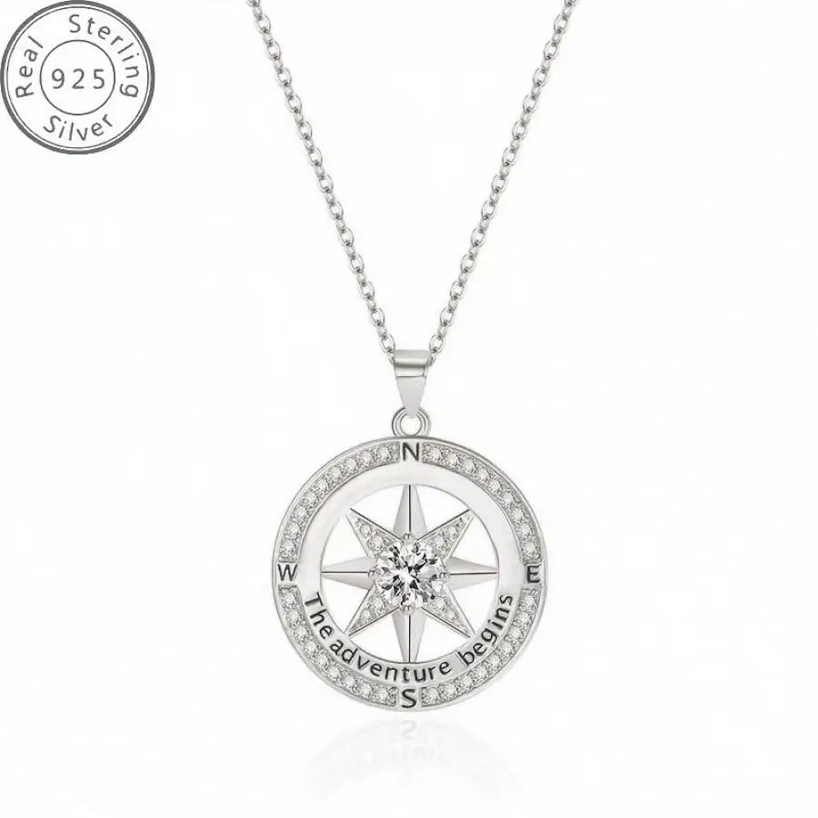Compass Jewelry Necklace for  Anniversary |- Birthday
