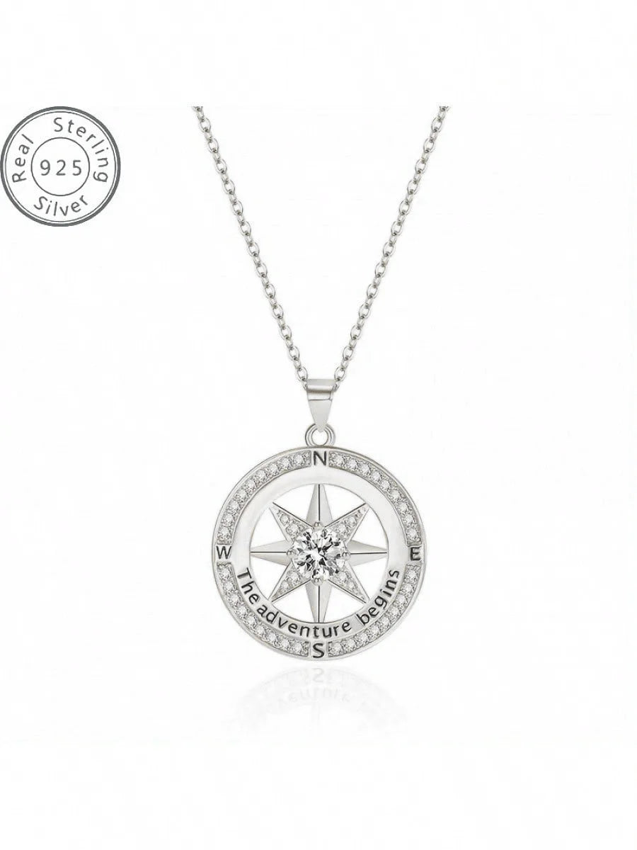 Compass Jewelry Necklace for  Anniversary |- Birthday