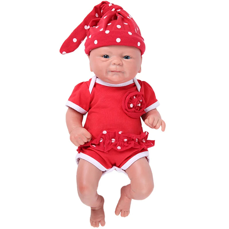 100% Full Silicone  Doll  Realistic Baby Toys -  Lifelike Newborn Baby - DIY Painted Dolls Kit for Children