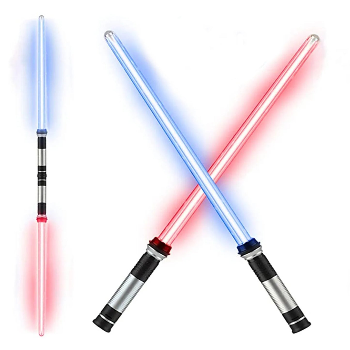 2 Pcs /set Lightsaber Toys For Children - Sabre Laser Sword Light Up - Led Flashing Lightstick - Glow In The Dark
