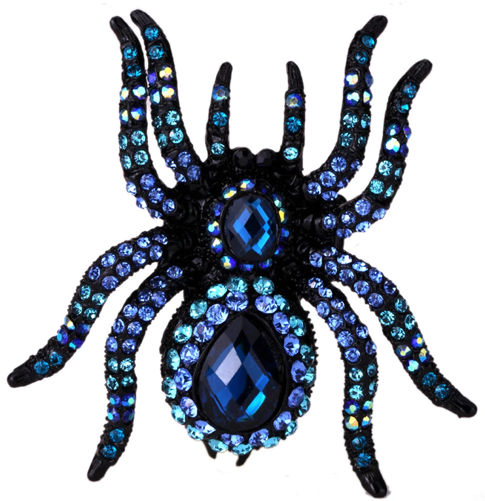 Spider Stretch Ring -Scarf Clasp Halloween Party
