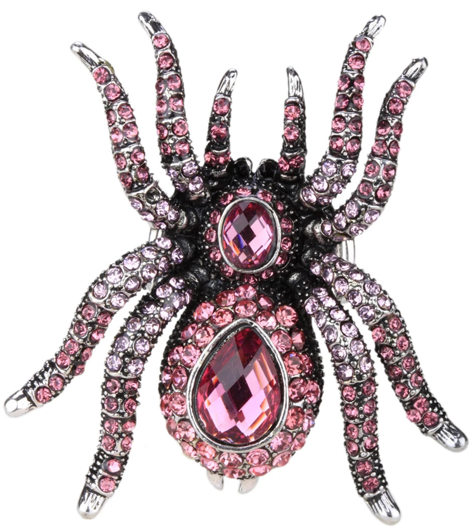 Spider Stretch Ring -Scarf Clasp Halloween Party