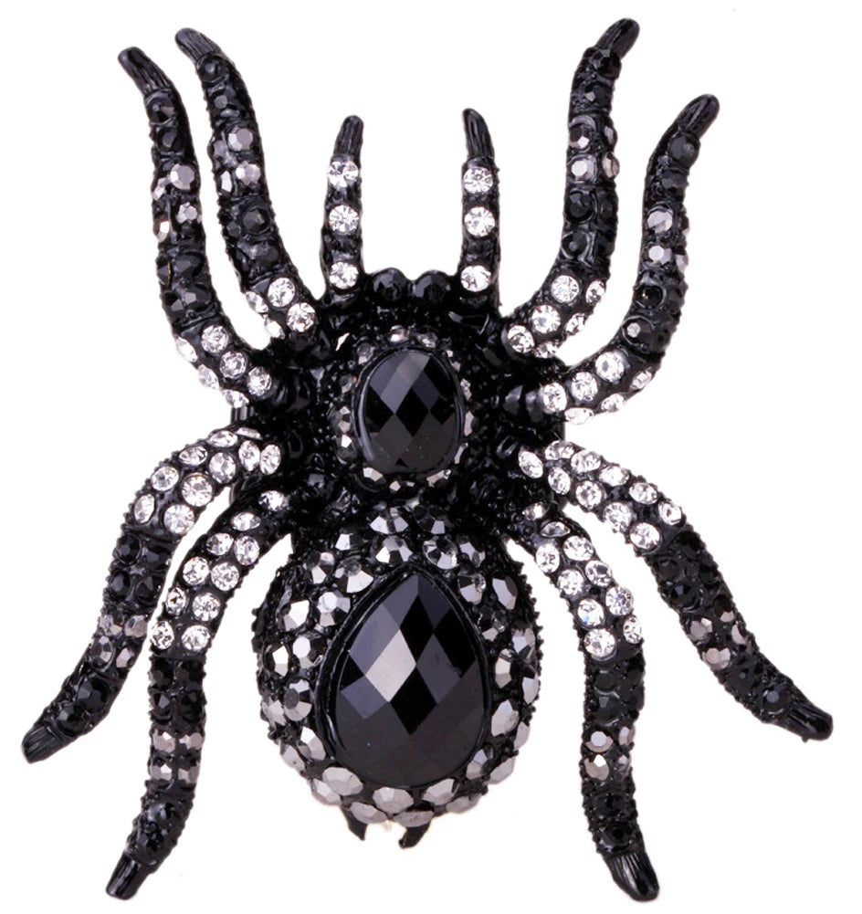 Spider Stretch Ring -Scarf Clasp Halloween Party