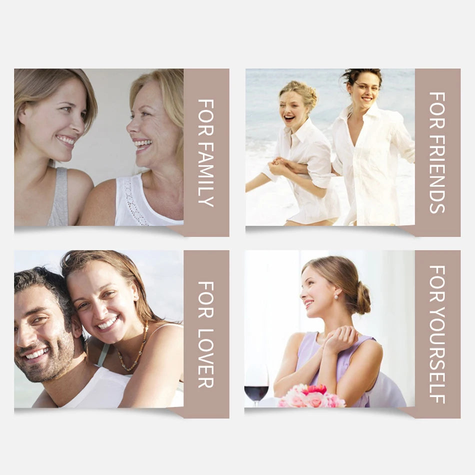 Qitian Clover Necklace With Zircon Letter For Women Personalized Clover Name Letter Pendant Jewelry Christmas Gift ForGirlfriend