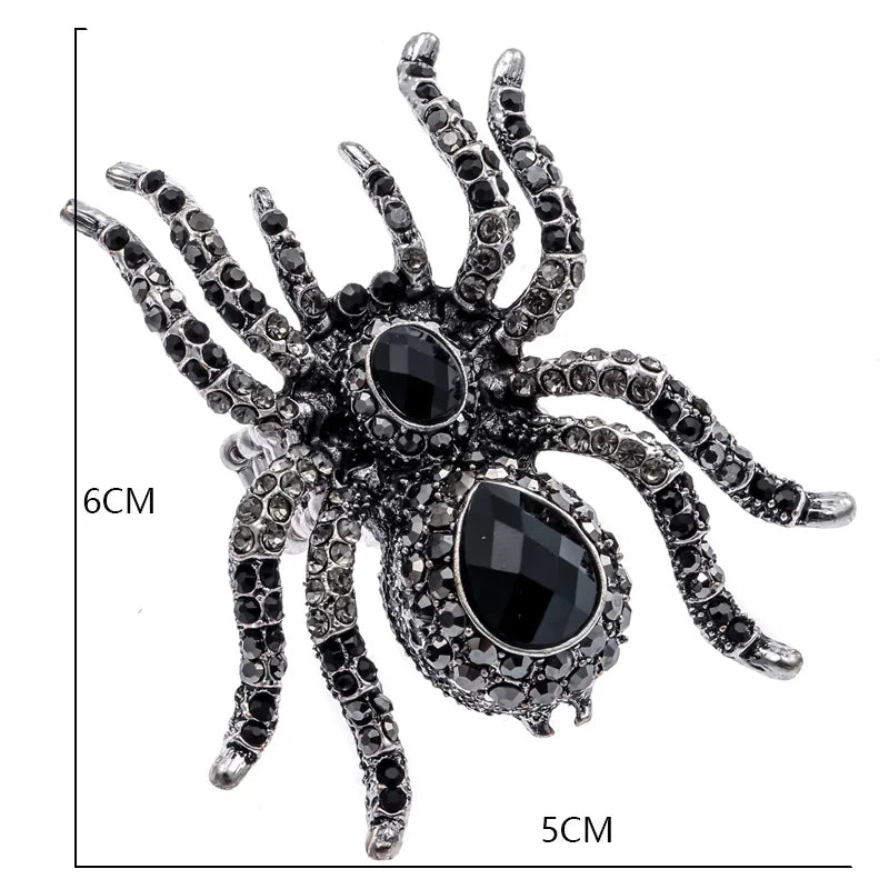 Spider Stretch Ring -Scarf Clasp Halloween Party