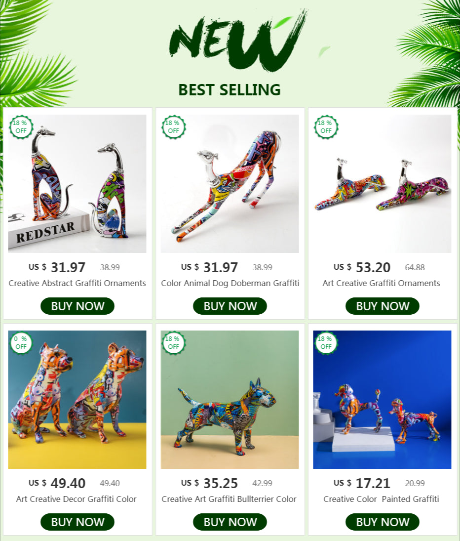 L/S French Bulldog - Creative Resin Crafts - Home Decoration