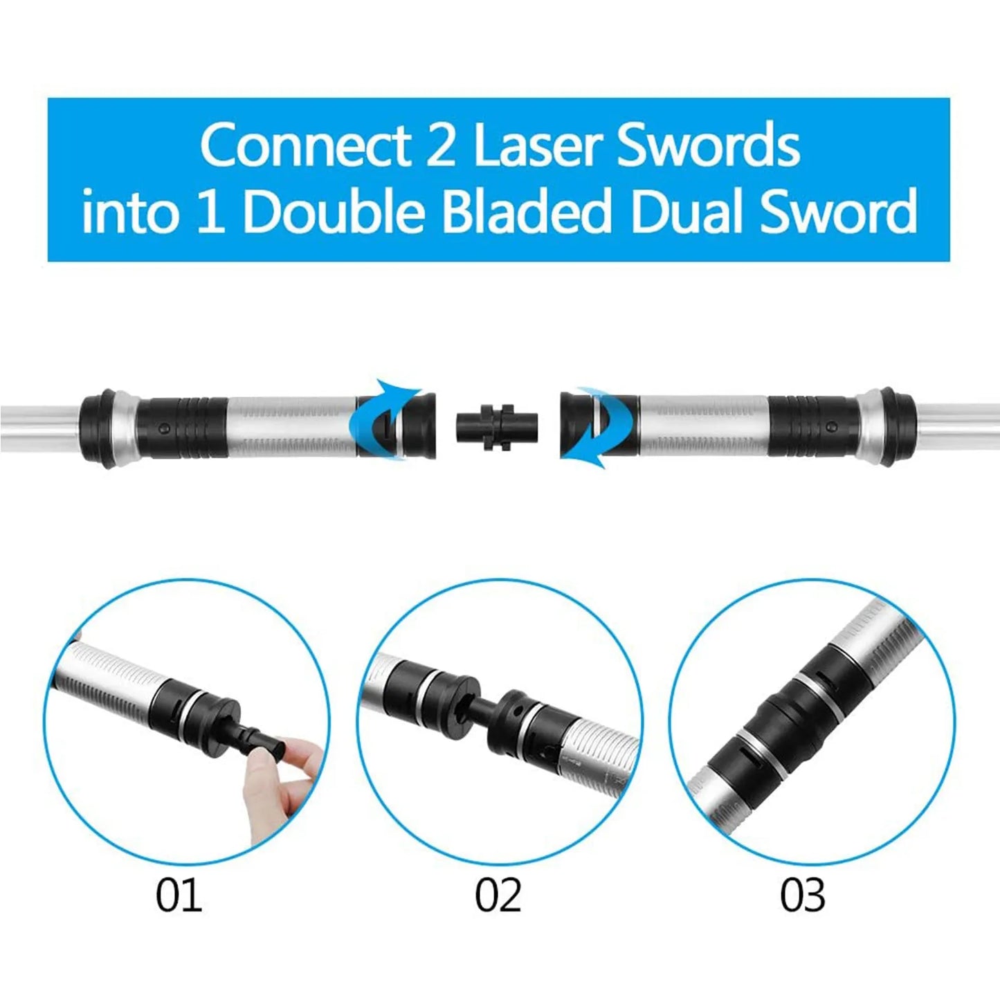 2 Pcs /set Lightsaber Toys For Children - Sabre Laser Sword Light Up - Led Flashing Lightstick - Glow In The Dark
