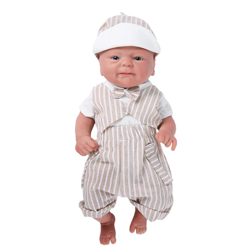 100% Full Silicone  Doll  Realistic Baby Toys -  Lifelike Newborn Baby - DIY Painted Dolls Kit for Children