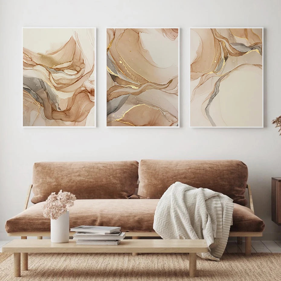 Marble  Canvas  Abstract Painting