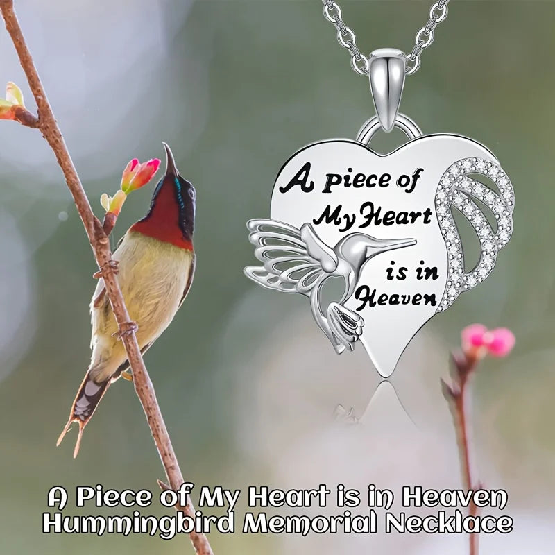 Hummingbird Pendant Necklace - Thanksgiving/Christmas Gift Idea