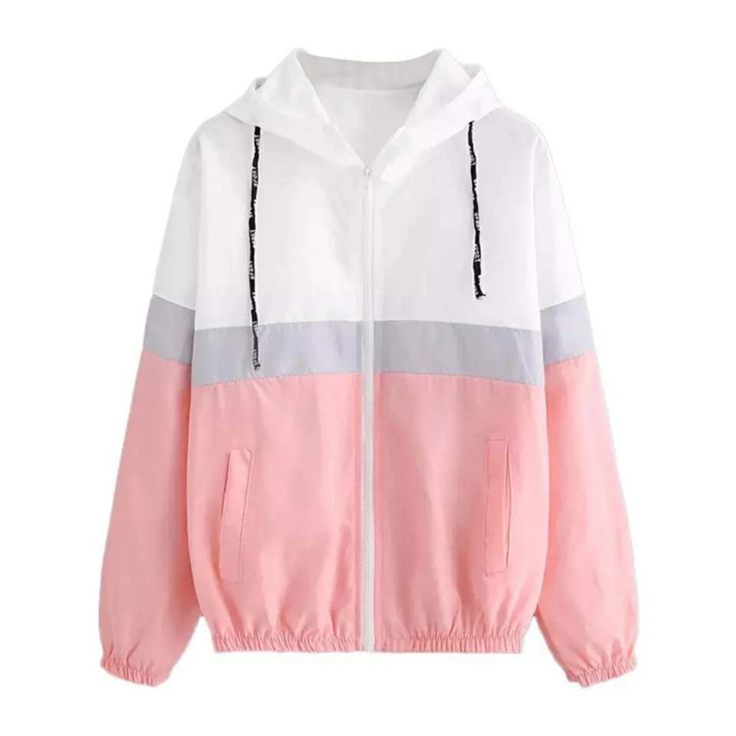 Fashion 2025  Quick Dry Women's Jackets - Windbreaker Sun Protection Patchwork Color Zipper Thin Summer Women Clothing