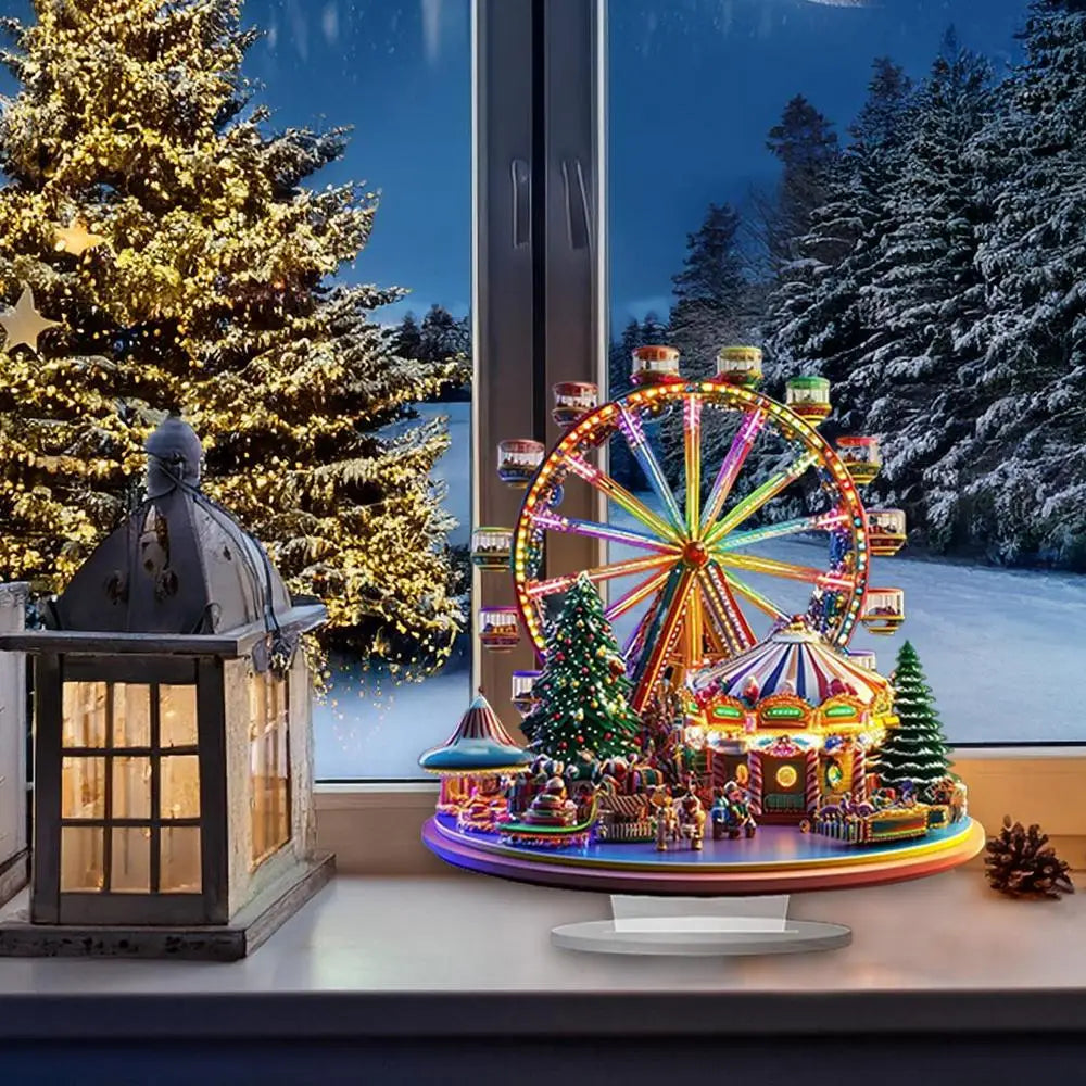 Christmas Ferris Wheel Decoration 2D Desktop Acrylic