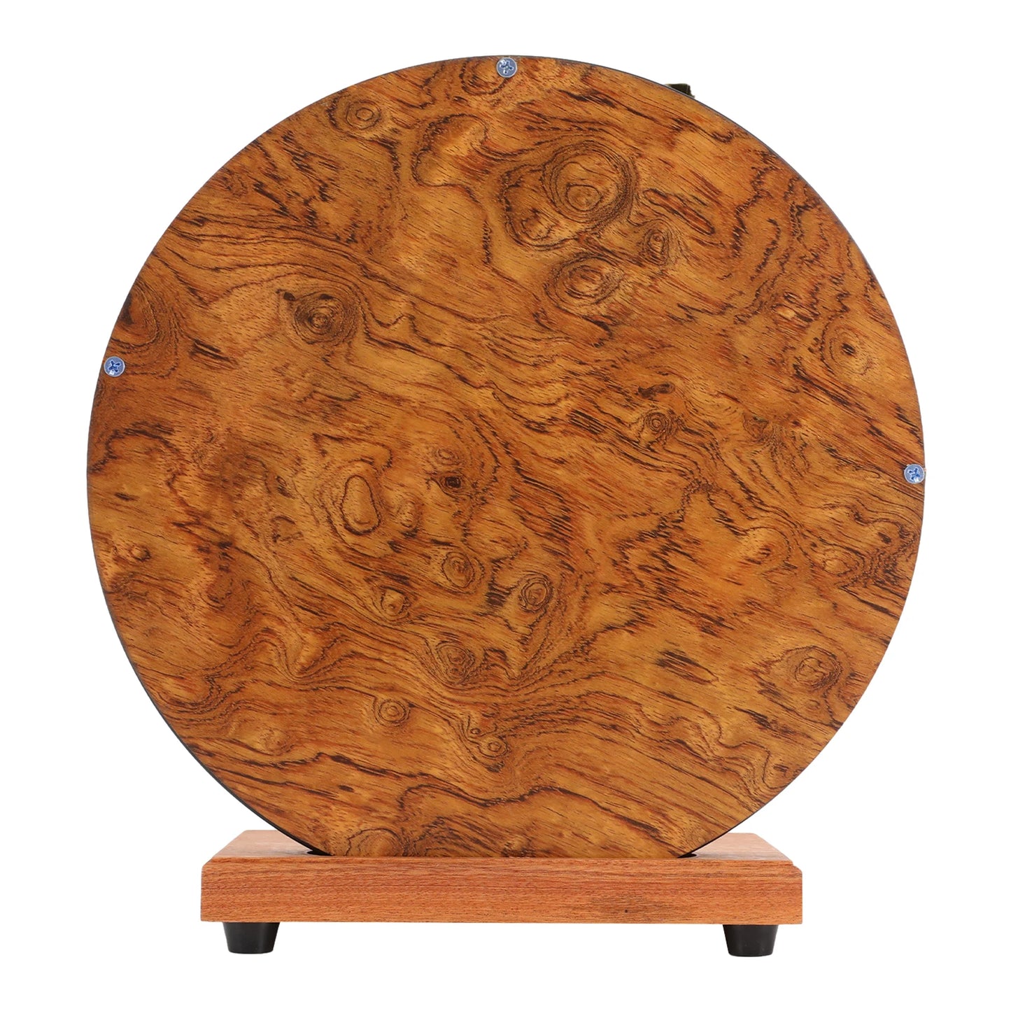 Buddha Statue  Decor White/Red/Yellow/Blue 11.8*4.7*13in with Circle LED Lamp