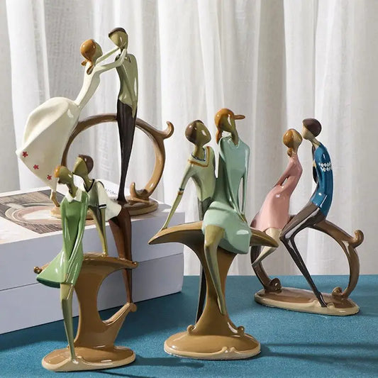 Couple Sculptures - Lovers Statue -  Romantic Couple Sculpture G