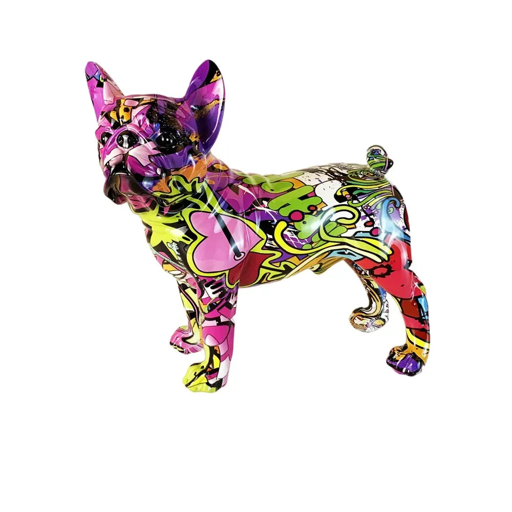 L/S French Bulldog - Creative Resin Crafts - Home Decoration