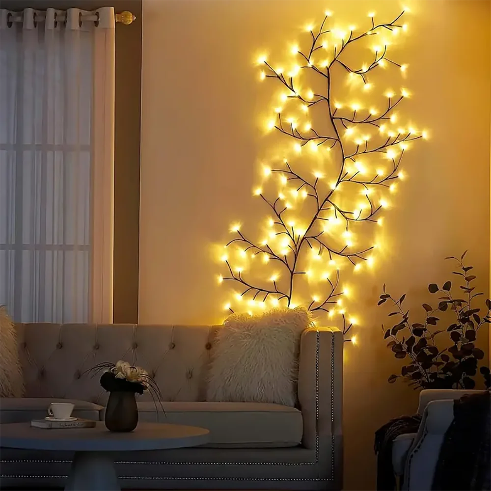 Outdoor Lighting - Light String Solar Tree and Vine Lamp - 96LED Tree Branches Light - Waterproof  - Decorative Lights