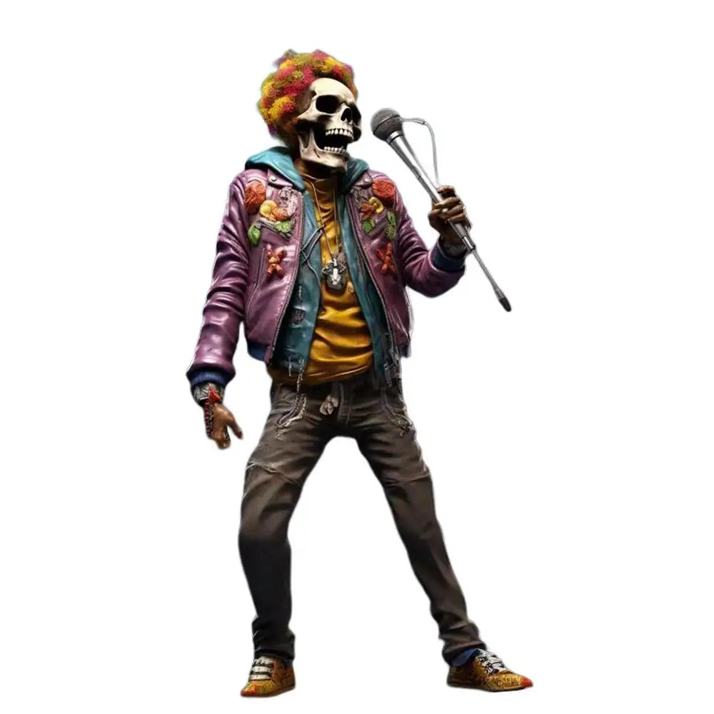 Halloween Rock Skull Band - Doll Halloween Party Celebration - A Gift For Rock Musicians