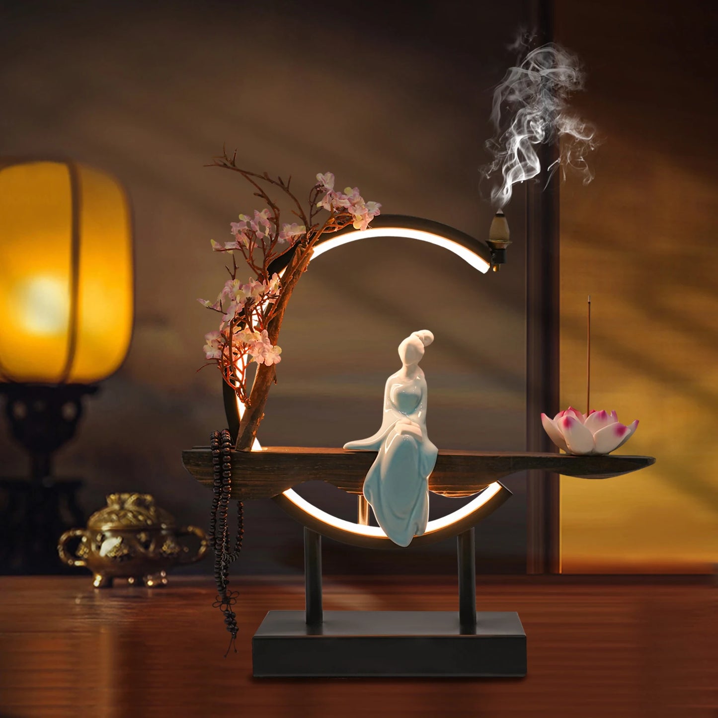 New Chinese Style Zen Meditation Incense Burner Set