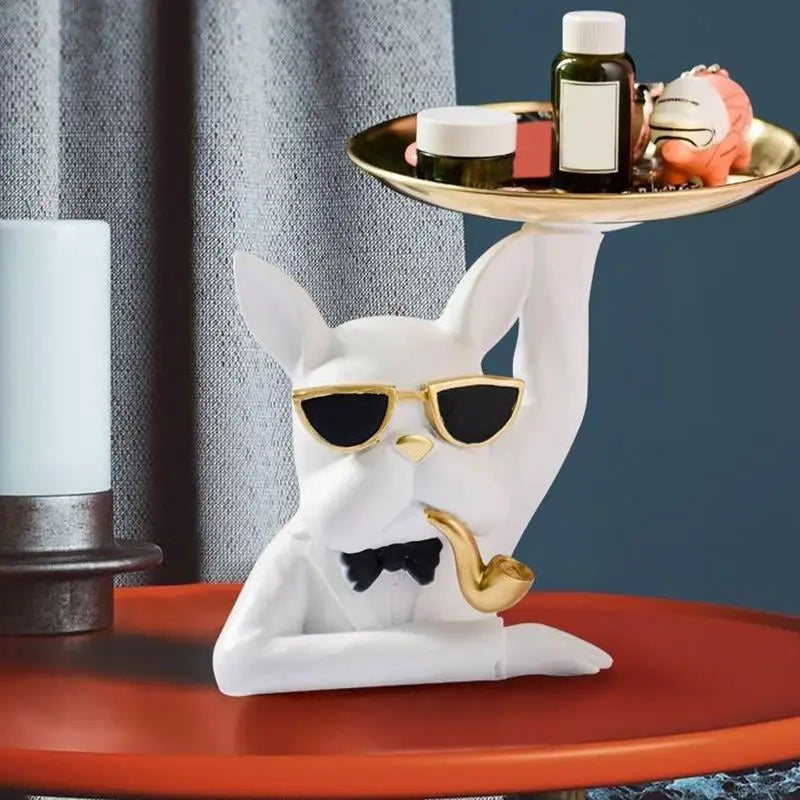 Dog Statue with Tray - Multi Functional