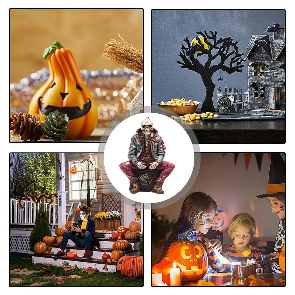 Halloween Rock Skull Band - Doll Halloween Party Celebration - A Gift For Rock Musicians