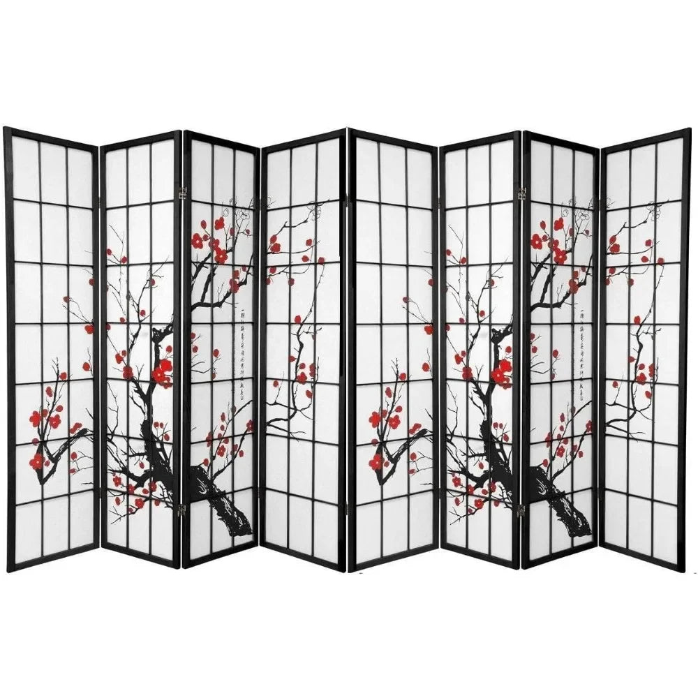 8 Panel Screen & Room Divider, 138"W X 70"H
