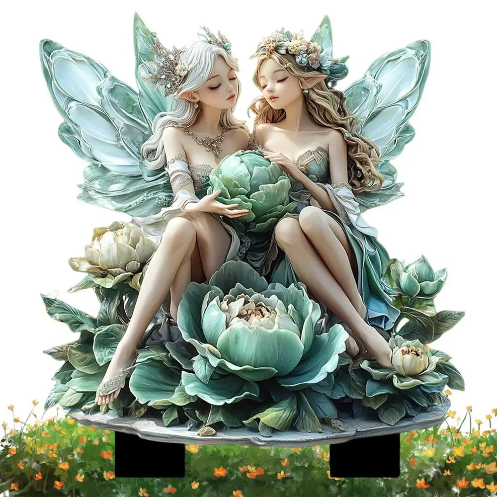 Cute Garden Fairies Plant Pot - Decorations