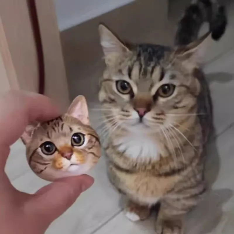 Dimensional Pet Cat Portrait - Pet Customized Refrigerator Magnet