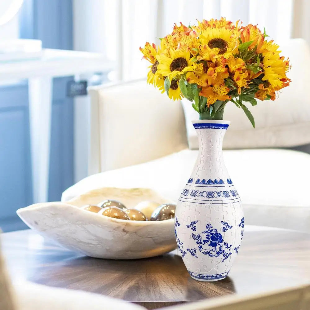 Puzzle Vase For Adults -  Puzzle Flower Pot - Jigsaw Puzzle Planter Flower Vase