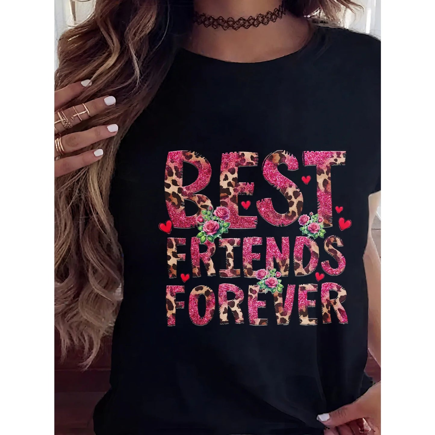 Friendship - Women’s Loose Fit Round Neck T-shirt