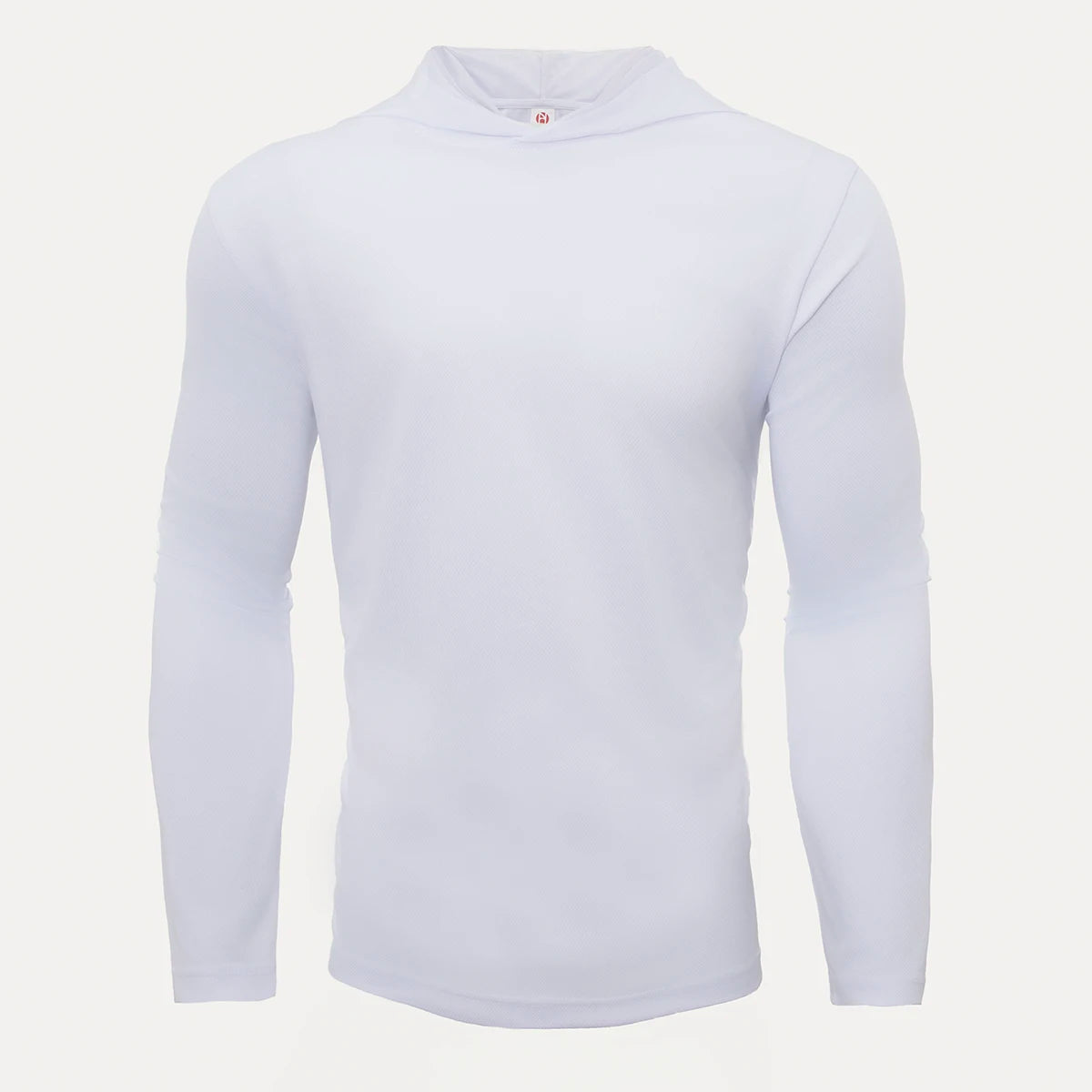 Men's five piece sports long sleeved T-shirt,- hooded solid color breathable sports shirt, suitable for running and fitness