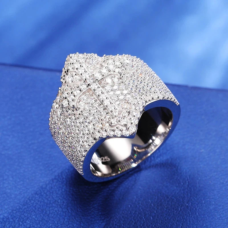 Original Design 925 Sterling Silver Moissanite Ring For Women  or Men