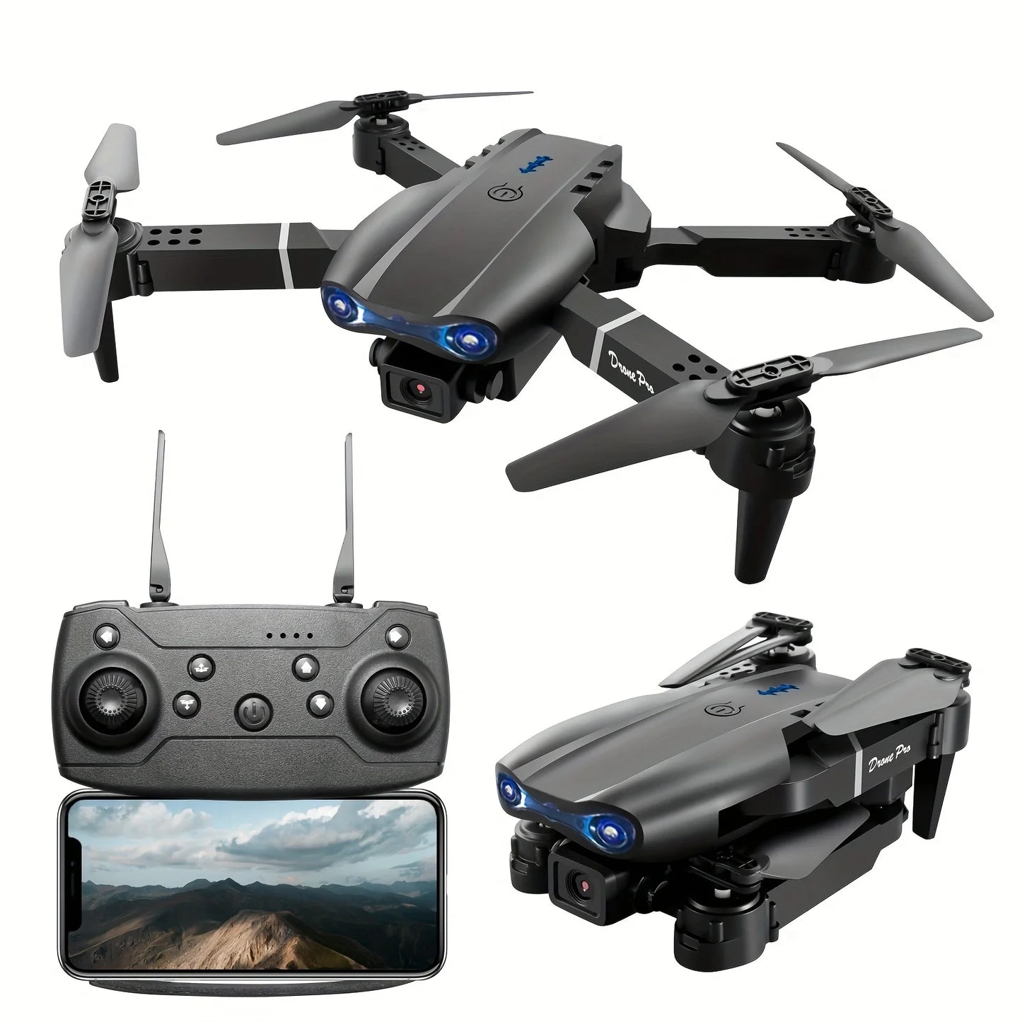 Professional RC Drone, - WIFI Dual Camera RC Quadcopter