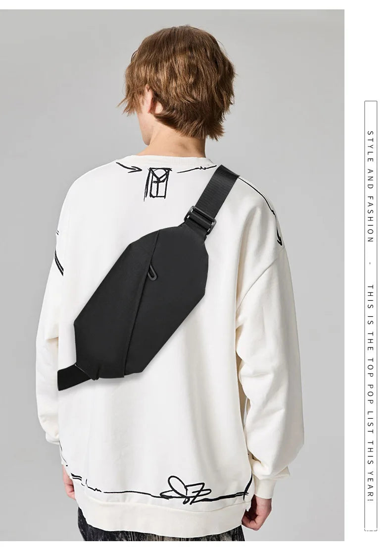 Men's Crossbody - Large Capacity Casual Shoulder Fashion - Multi-functional Chest Bag