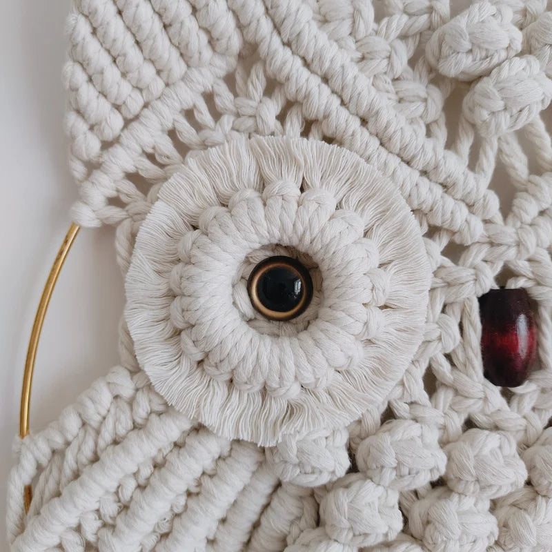 Owl Tassel  Tapestry,