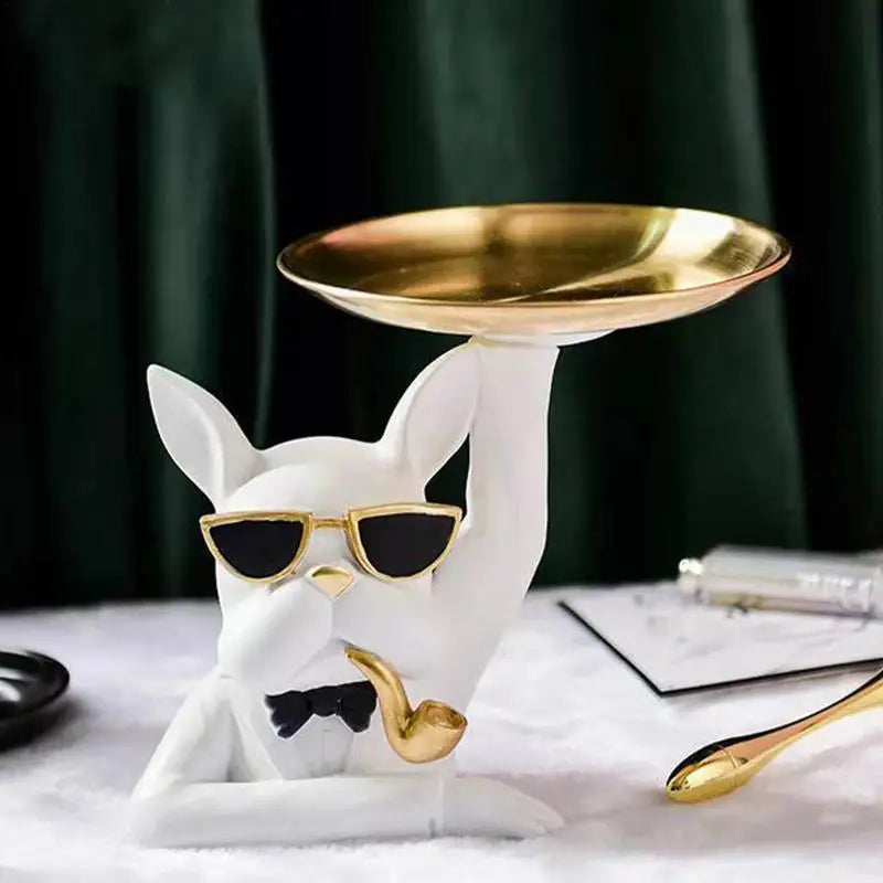 Dog Statue with Tray - Multi Functional