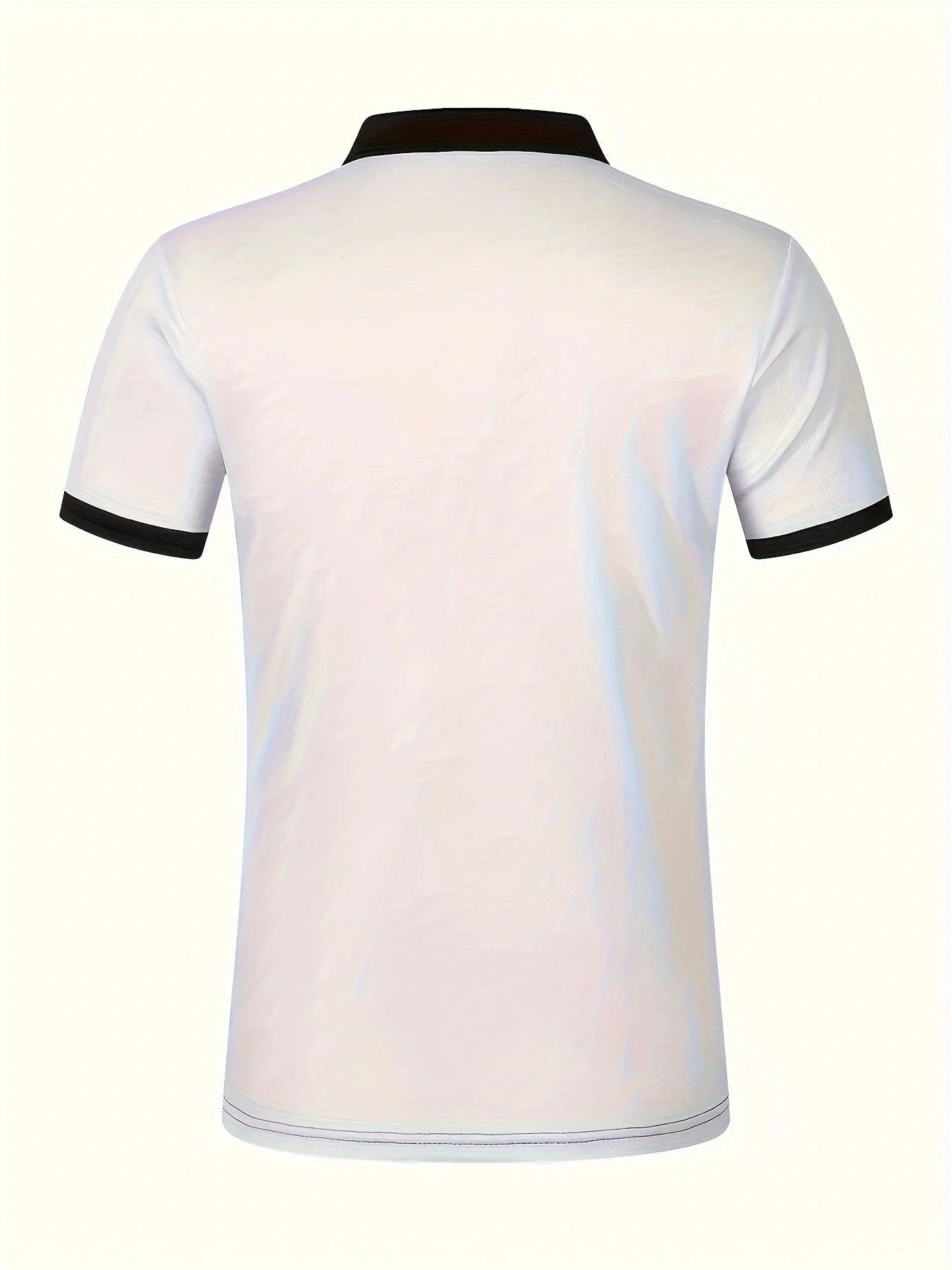 Short sleeved summer  men's casual polo shirt