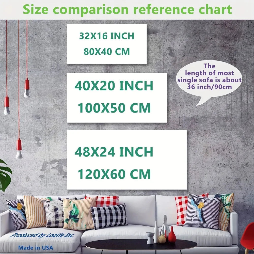 Modern abstract black gold floral canvas art