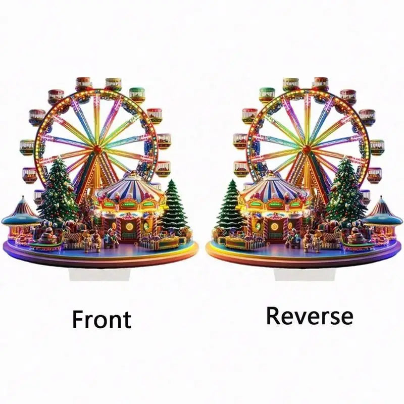 Christmas Ferris Wheel Decoration 2D Desktop Acrylic