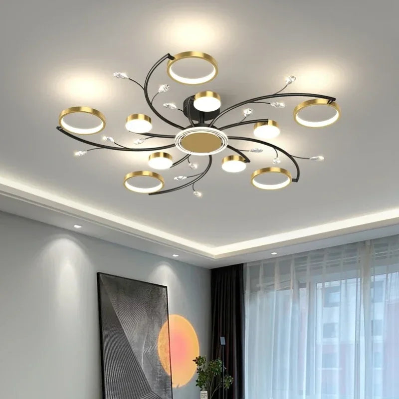 Nordic Modern Minimalist LED Chandelier, Living Room, Dining Room