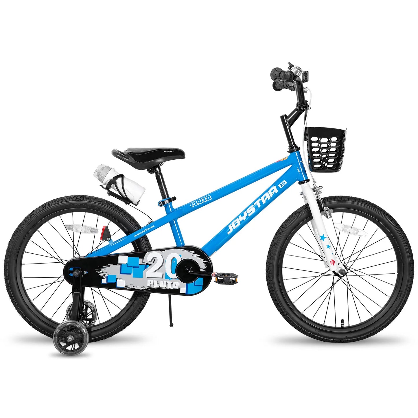 JOYSTAR 12 14 16 18 20 Inch Kids Bike with Light - Up Training Wheels,-  Bicycle for Boys Girls Age 3-12 Years
